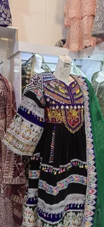 ست کامل لباس افغانی نگین هندوکش - تصویر 4