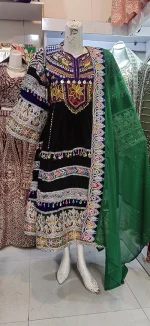 ست کامل لباس افغانی نگین هندوکش